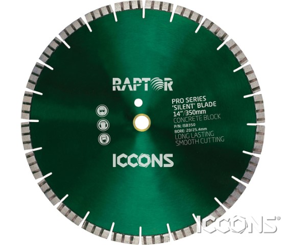 ICCONS SILENT HARD CLAY 350MM BLADE 